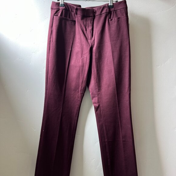 Burgundy Bootcoat Trouser - Picture 1 of 1